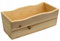 YOURSGARTEN Fioriera in Legno 44 cm Cassetta Rustica per Piante e Fiori, Ideale per Balcone, Terrazzo e Giardino- Naturale