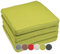 sunnypillow 4er Set Stuhlkissen wasserdicht UV-lichtecht 45 x 45 x 5cm - Polsterauflage Auflage für Stühle/Bänke - Sitzkissen Stuhlauflage für Haus und Garten - Indoor/Outdoor - Grün
