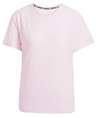 adidas Damen Own The Run Base Tee, Clear Pink, XL
