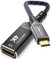 deleyCON 4K USB-C auf HDMI Adapter aus Aluminium (4K@60Hz Monitor/TV/Beamer) Thunderbolt 3/4, für iPhone 16, 15 Pro Max, MacBook, iPad Pro/Air, Samsung Galaxy S25 S24 S23, Notebook, Tablet