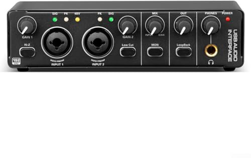 Registrazione di schede audio, scheda audio professionale, scheda audio di registrazione per chitarra dal per vivo, qualità del suono HD e monitoraggio in tempo reale