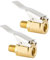 Flaconi 2 Stück Autoventil,Autoventil Hebelstecker,8mm Autoventil Hebelstecker Air Chuck,ventil Adapter,Messing Reifen Ventil Luftpumpe Clip,Auto Ventilstecker für Reifenventile mit Ventilgewinde