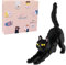 Larcele 999 Pezzi Micro Animale Costruzione di Giocattoli Set, Fai da te Mini Mattoni Giocattolo Kit KLJM-05 (Gatto Nero)
