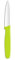 HENDI Couteau éplucheur, lame pointue, couteau bec d'oiseau, couteau d'office, couteau de cuisine pour éplucher les fruits et légumes, couteau tournant, 192x20x(H)10mm, inox, polypropylène, vert