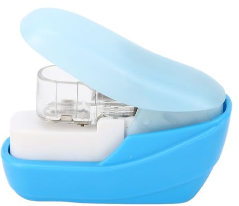 Klammerloser Hefter, Tragbarer Nadelloser Hefter, Presshefter, Arbeitssparender Handhefter, Büro- und Schulbedarf für 4 X A4-Blätter Pro Presse, Sichere Bindung