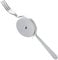 Pastry Rod Cutter, Pizza Fork Cutter Wheel, Metal Kitchen Pizza Tools, Stainless Steel Pizza Cutter Wheel, Ergonomic Cake Cutter and Fork, Home