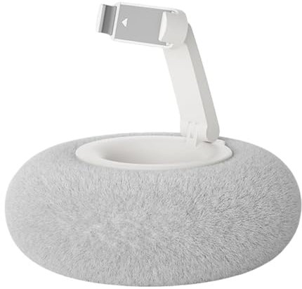 Walopola Adjustable Tablet Pillow Stand,Bed Phone Tablet Pillow Stand | Snuggle Screen Phone Holder with Detachable Bowl for Placing Your Snacks, Remote Controls, Phone, Tablets