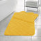 EXQUIZIT HOME Bath Mat Memory Foam Block Non Slip Quick Dry Ultra Soft Bathroom Rug Pedestal Toilet Mat Set 2 Pieces COLOUR OCHRE