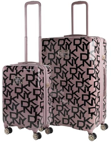 DKNY - Leicht Koffer Set Polycarbonat Reisekoffer Set für Flugreisen - Dauerhaft Hartschalenkoffer Set - Kofferset Hartschale mit TSA Kombinationsschloss, Französische Mauve