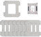 Lot De 8 Tampons De Nettoyage Pour Robot De Nettoyage Ecovacs W1 Pro/W1/W2 Omni/W2, Pour Robot Nettoyeur De Vitres Ecovacs Winbot En Microfibre, Pour La Poussière Et Les Taches