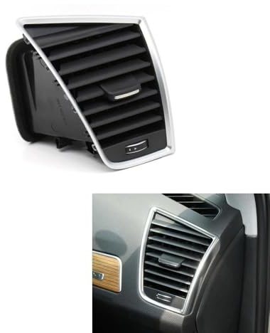 Lüftungsgitter Klimaanlage Vorne LHD Auto Front Dashboard Mitte Links Rechts AC Vent Outlet Grille Für Q5 2009-2018 8R1820951 8R1820901 8R1820902 Klimaanlagen Auslass Gitter(LHD Right)