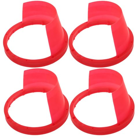 HANABASS 4pcs 6.5 Inch Waterproof Car Door Speaker Covers, Automotive Weatherproof Speaker Baffles for Outdoor Car Audio Protection