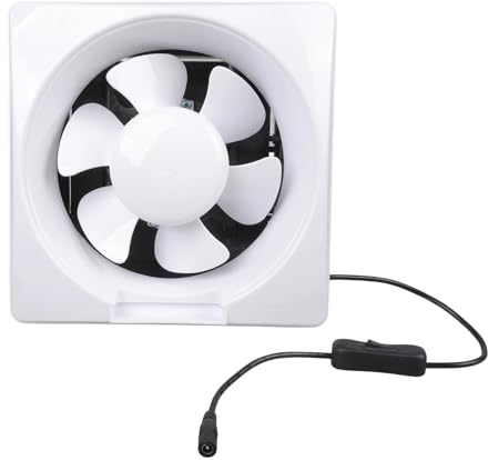 Ventilador de escape de 12 V para el hogar, silencioso, conducto industrial, baño, cocina, extractor de cocina