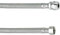Cornat Flexibler Verbindungsschlauch - 500 mm Länge - 3/8 Zoll IG, Ø 8 mm - Hochwertige Edelstahl-Umflechtung / Anschlussschlauch für Durchlauferhitzer / Flexschlauch / T317337270, Silber