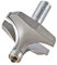 Trend Professional Bearing Guided Ovolo Router Cutter, 22.2mm Radius, 1/2 Inch Shank, 57.1mm Cut Diameter & 25.4mm Cut Length, Two Bearings, Tungsten Carbide Tipped, 46/97X1/2TC