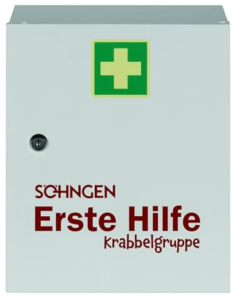 Söhngen Erste-Hilfe-Verbandschrank 'Krabbelgruppe' (Erste-Hilfe-Set mit Verbandsmaterial für Kinder bis 3 Jahren) 0550006