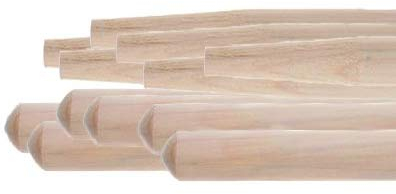 werkstattbedarf 10x Besenstiele aus Kiefernholz 160cm Ø28mm, mit Konus
