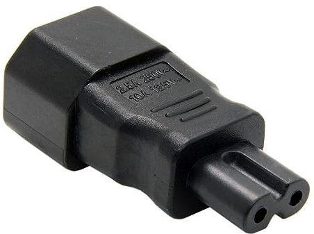 chenyang IEC 320 C14 Socket to C7 Plug AC Power Converter Connectors Adapter