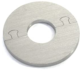 EXKLUSIVE EDELSTAHL rund Heizkörper Paula Rosette - Einzelrosette für HEIZUNG Ø 12-28 mm (Rohrdurchmesser 20mm)