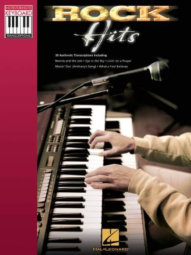 Rock Hits Note For Note Keyboard Transcriptions Kbd Book by VARIOUS (13-Sep-2010) Paperback