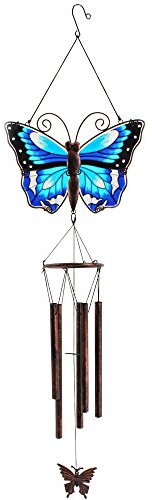 Something Different Qualcosa di Diverso con Farfalle, Blue/Brown, 25 x 0.2 x 89 cm