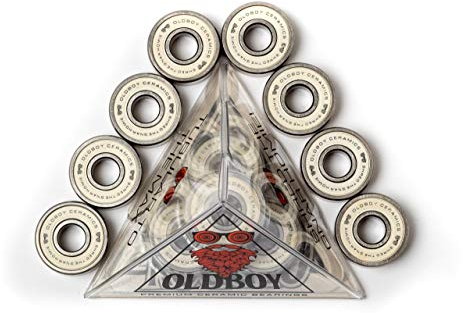 Oldboy Premium Ceramic - Keramik-Kugellager für Longboard & Skateboard - unzerstörbar - schnelleres & geschmeidigeres Fahren
