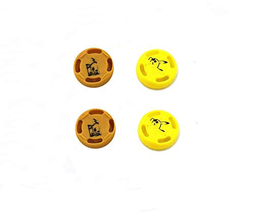 Silikon-Kappe für Daumengriffe, Analog, Daumengriff, Joystick-Knopfkappe für Nintendo Switch Joy-con (4 Stück Wippkappen)