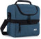 MIER Insulated Lunch Box Insulated Cool Tote Bag Lunch Kit for Men, Women, Double Deck Cooler (Ocean Depths, L)