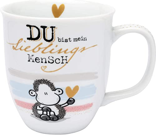 Sheepworld Tasse mit Motiv Mensch | Tasse mit Spruch, Porzellan, 40 cl | Geschenk, Freunde | 46941