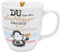 Sheepworld Tasse mit Motiv Mensch | Tasse mit Spruch, Porzellan, 40 cl | Geschenk, Freunde | 46941