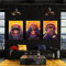Peinture sur Toile Animale drôle Trois singes de la Sagesse avec des Lunettes de Soleil Affiche Abstraite et Impressions murales pour décor de Salon 50x70cmx3 sans Cadre