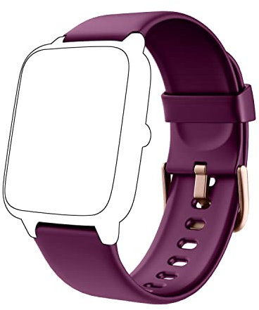 GRV Cinturino di ricambio per smartwatch FC1 ID205L (viola)