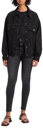 Levi's Damen 720™ High Rise Super Skinny Jeans,Black Mustang,28W / 30L