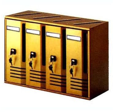 Alubox 1007649 Cubo C5 Blöcke, rostfarben