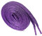 Egurs 1 paio di lacci glitterati, 110 cm, colorati, metallici, piatti, resistenti agli strappi, per sneaker, scarpe da corsa, scarpe da ginnastica, 16 colori opzionali, viola scuro