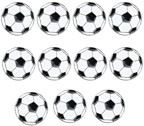 11 Stück Anstecknadel Pin Set mit Football Soccer Logo Lapel Reversbrosche Rucksack Schal Eisen