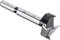 Kozelo Forstner Drill Bit - [38mm] Tungsten Carbide Auger Opener for Wood Furniture Hinge Woodworking Use, Round Shank, Black