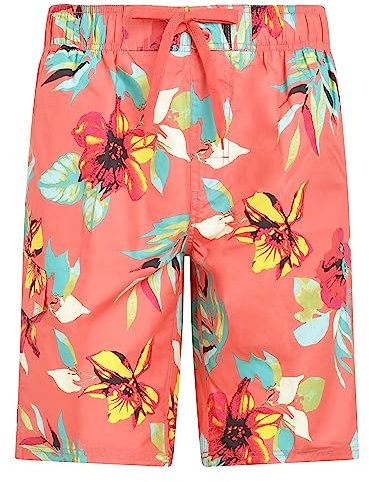 Kanu Surf Flex-Badehose für Herren (normale und erweiterte Größen), Bora Bora Koralle, L