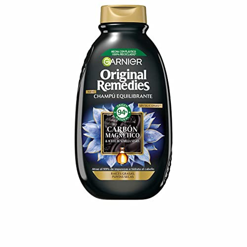 ORIGINAL REMEDIES Magnetic Charcoal Shampoo, 300 ml