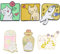 SUNNYCLUE 1 boîte 6 pièces Épingles en Émail Chat Ensemble D'Épingles en Émail Dessin Animé Lapin Broches en Émail Animaux Mignons Épingles en Émail Animal Rose Épinglettes Ensemble pour Femmes Hommes