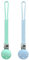 SALVAYRO Catenella Portaciuccio Silicone per Bambini (Kit da 2), Maschio e Femmina – Clip Adattatore per Ciucci Massaggiagengive con Cordino per Neonato Doccia, Ideale per Neonato.