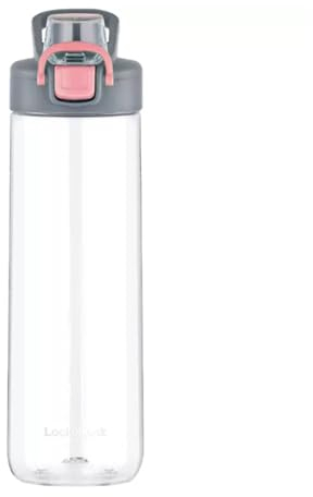 Water Bottle Botellas de agua deportivas, botella exprimible de plástico for bicicleta con cubierta de bloqueo y a prueba de fugas for gimnasio, escuela, ciclismo, termo al aire libre Bidon Ciclismo