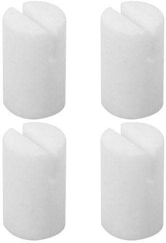 Toyvian 4PCS Banjo Nuts Banjo Bridge Nut Blank Banjo Bridge Banjo Replacement Accessories Strong Sustain Nuts, Banjo 5th String Nut Banjo Parts Banjo Saddle Nuts