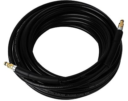 ANDRESLAD 1pezzi Hose Gomma per Auto per Idropulitrici Design Flessibile e Resistente Colore Random per Applicazioni Freddo