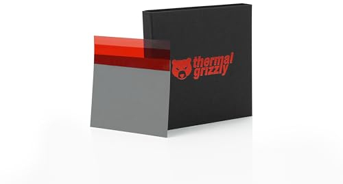 Thermal Grizzly - PhaseSheet PTM (50 x 40 mm) – Pad thermique haute performance avec matériau à changement de phase | Durable, non conducteur électrique | Pour processeur, GPU et refroidissement