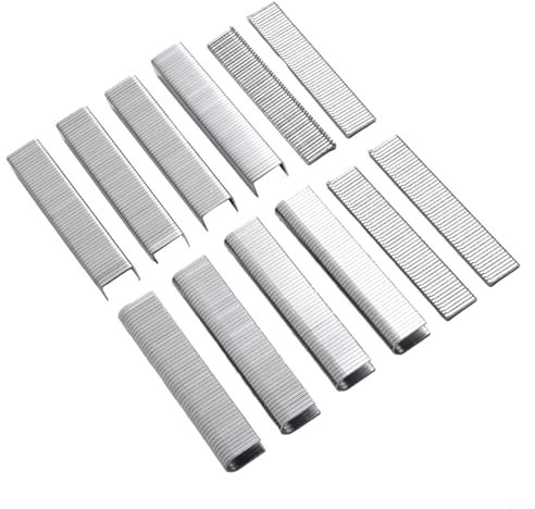 600 clavos en forma de U para muebles de madera, grapas en forma de T para uso doméstico y taller