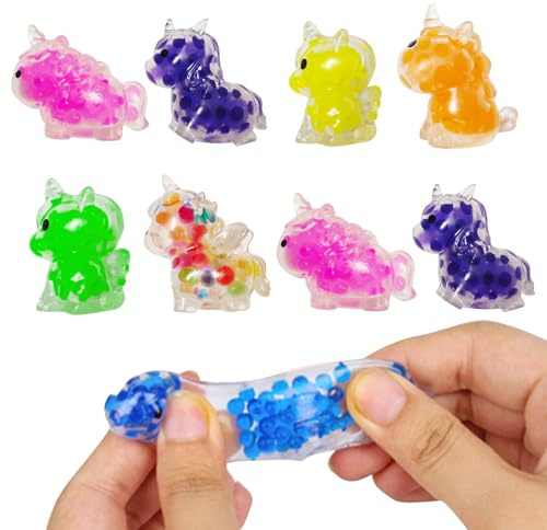MaNeaz 8 Stücks anti stress spielzeug Kawaii Set Kawaii Tier Stressabbau Spielzeug Anti-Stress-Spielzeug für Jungen und Mädchen Geschenktüten Kindergeburtstag