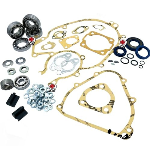 KIT REVISIONE COMPLETO MOTORE Ape 50 PK 50 PK S 50 L - N - R 50 PK XL 50 PK XLS CONO 125 ET3 - PK - HP - APE PER CONO 19/20