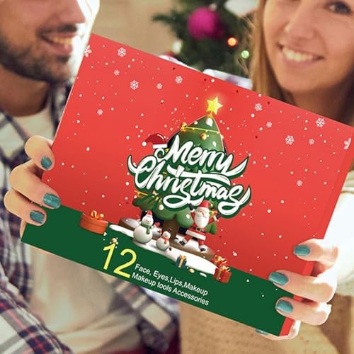Weihnachts-Advents-Make-up 12 Tage Makeup Zubehör