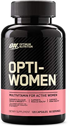 Optimum Nutrition Opti-Women Multivitamin Supplement Tablets with Key Vitamins and Minerals for Women, 60 Servings, 120 Capsules